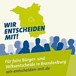 "Wir entscheiden mit"-Banner